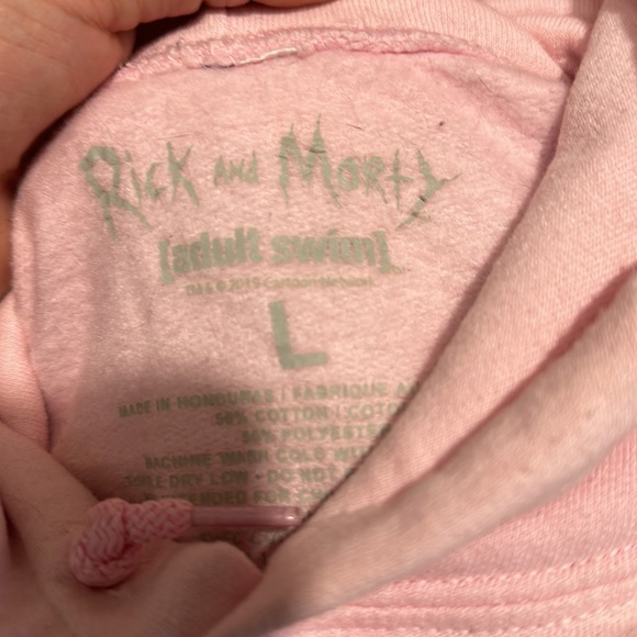 Pink Rick & Morty hoodie - Picture 2 of 2